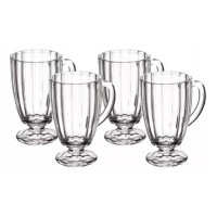 Conjunto 4 Taças Para Cappuccino De Vidro Classic 160ml Wolff